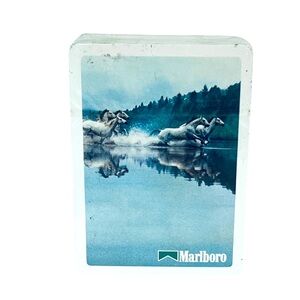 Marlboro Cigarettes Vintage 1980's Wild Horses Playing‎ Cards Deck Advertisement